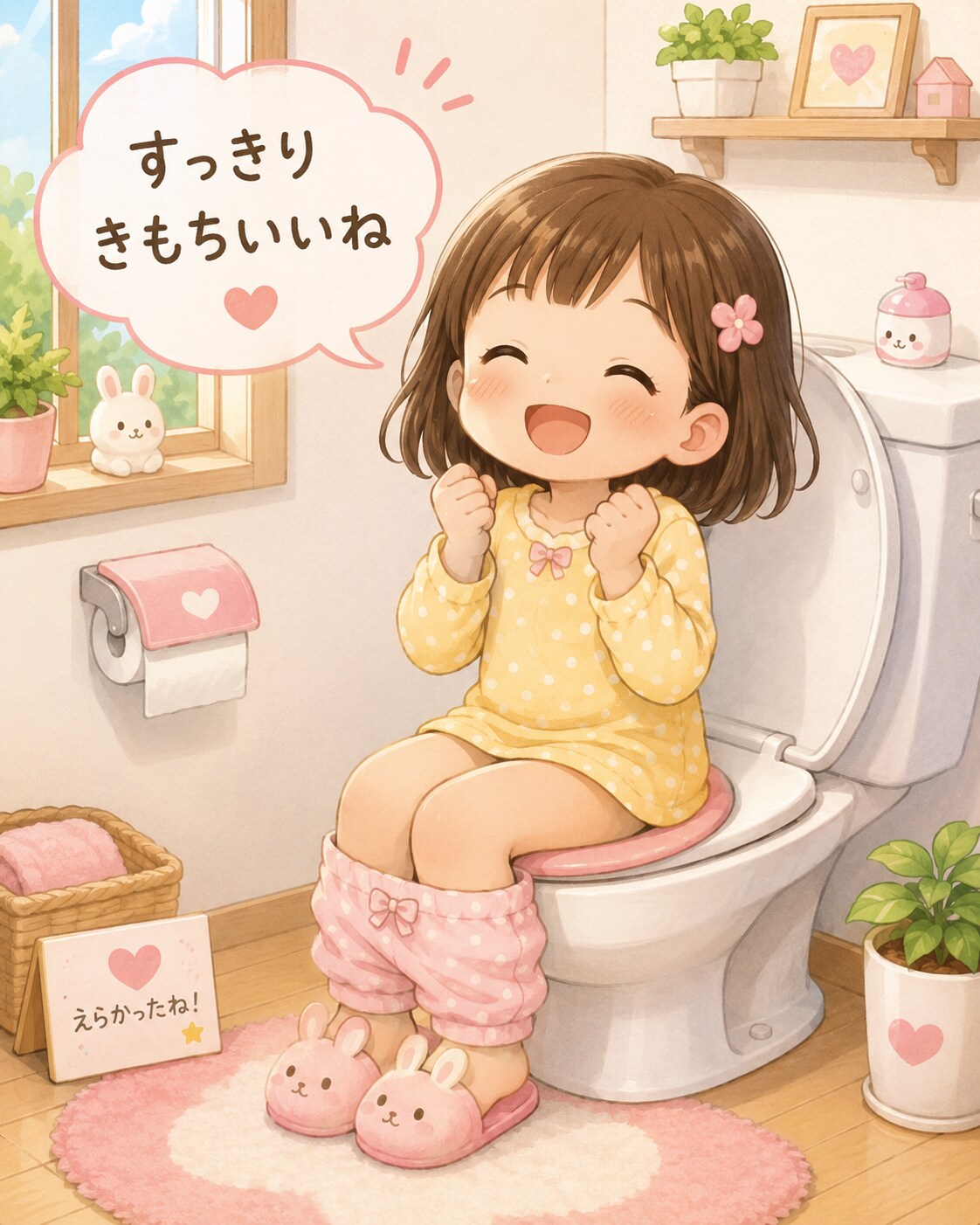 トイレですっきり！