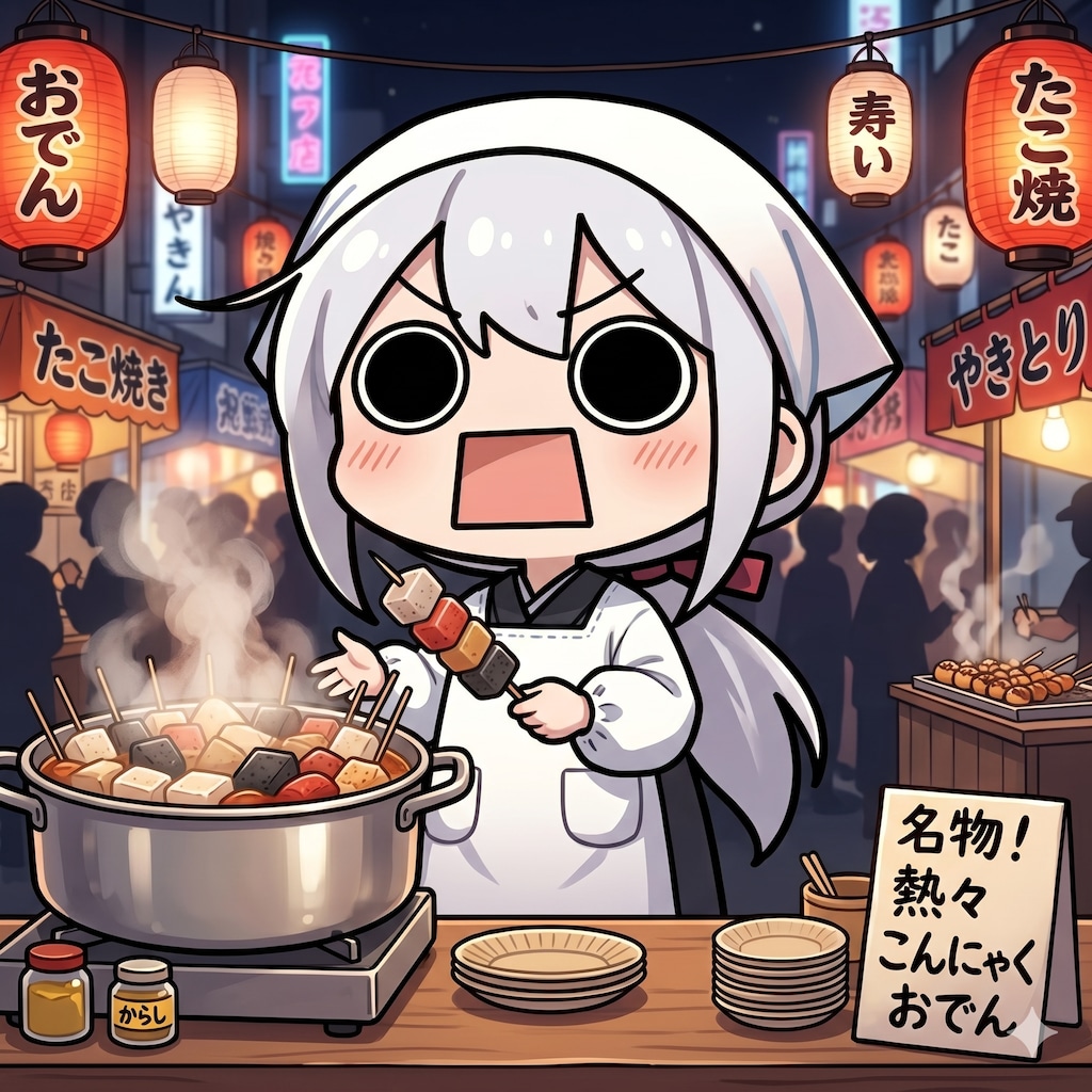 こんにゃく屋台えらいこっちゃ嬢