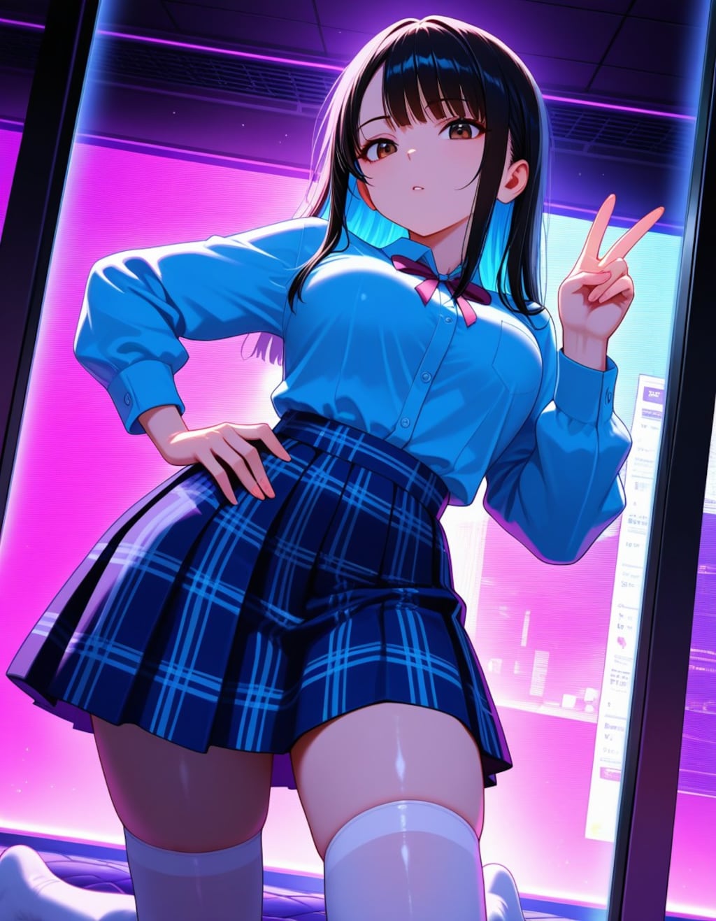 サイバーな感じ