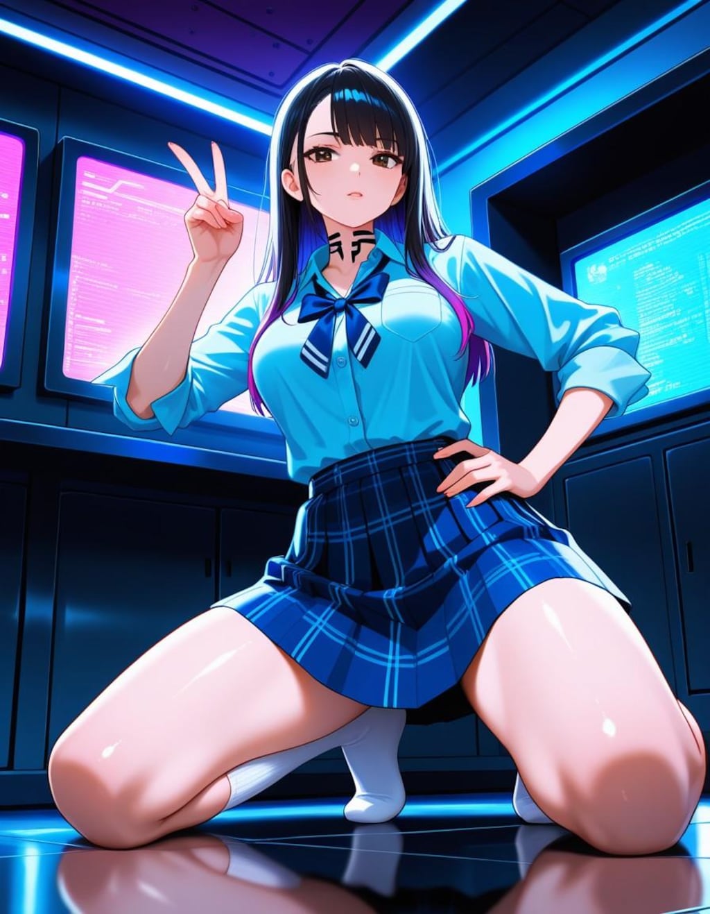 サイバーな感じ