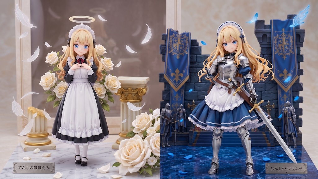 天使と戦士の微笑み