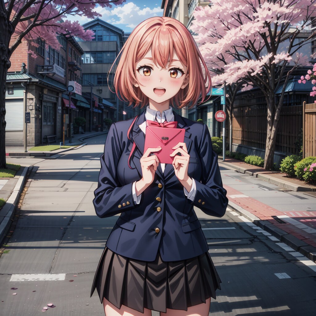 桜の下で告白