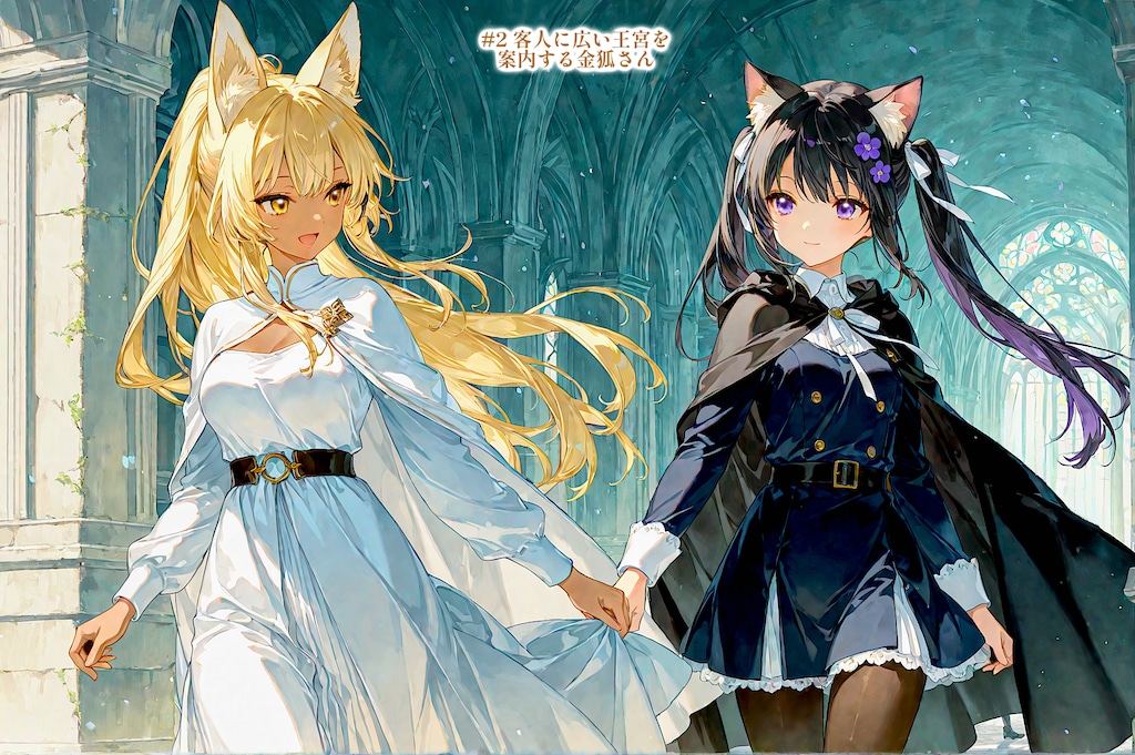 【誕生日FA御礼】【夢エリ】近衛騎士隊の金狐さんとカペラニカ (5枚)