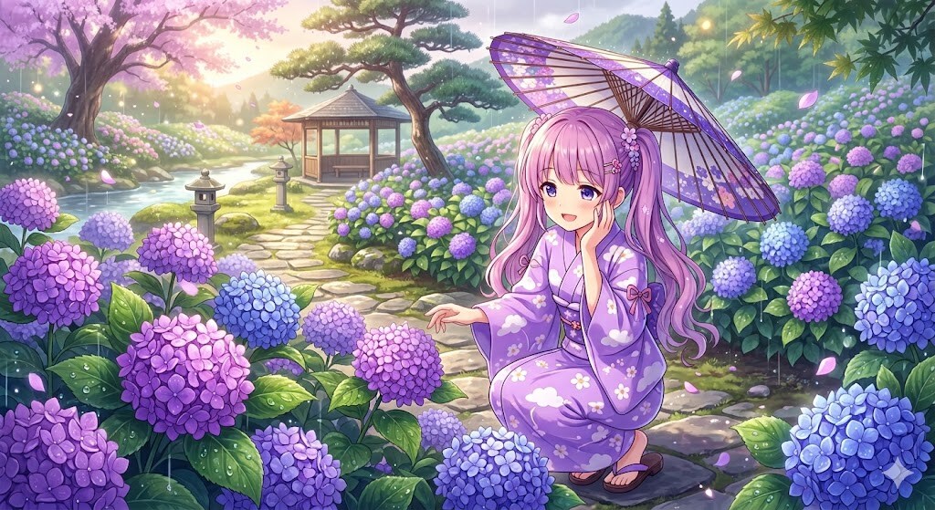 紫陽花