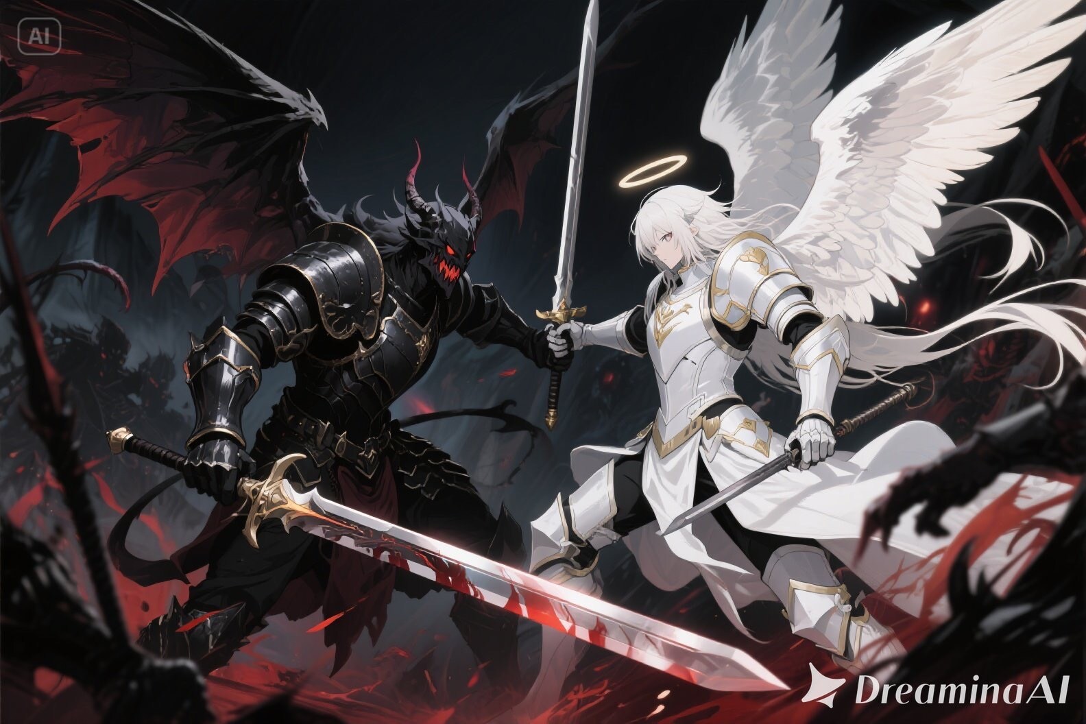 天使と悪魔の戦い