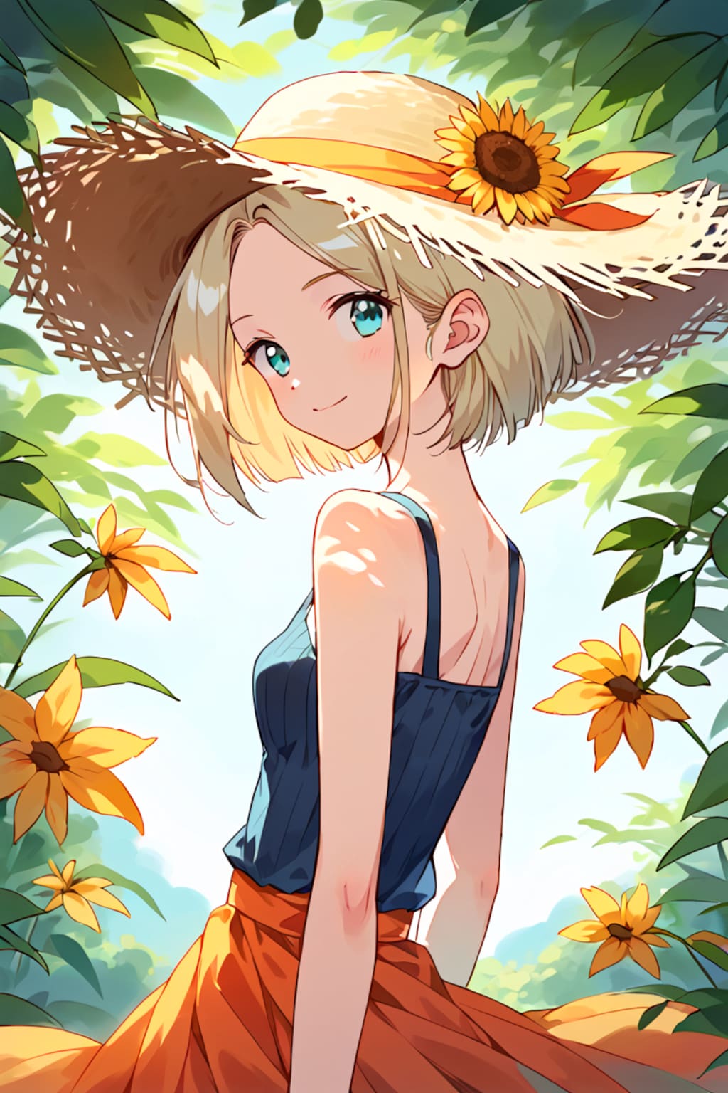リブ・ニットの夏
