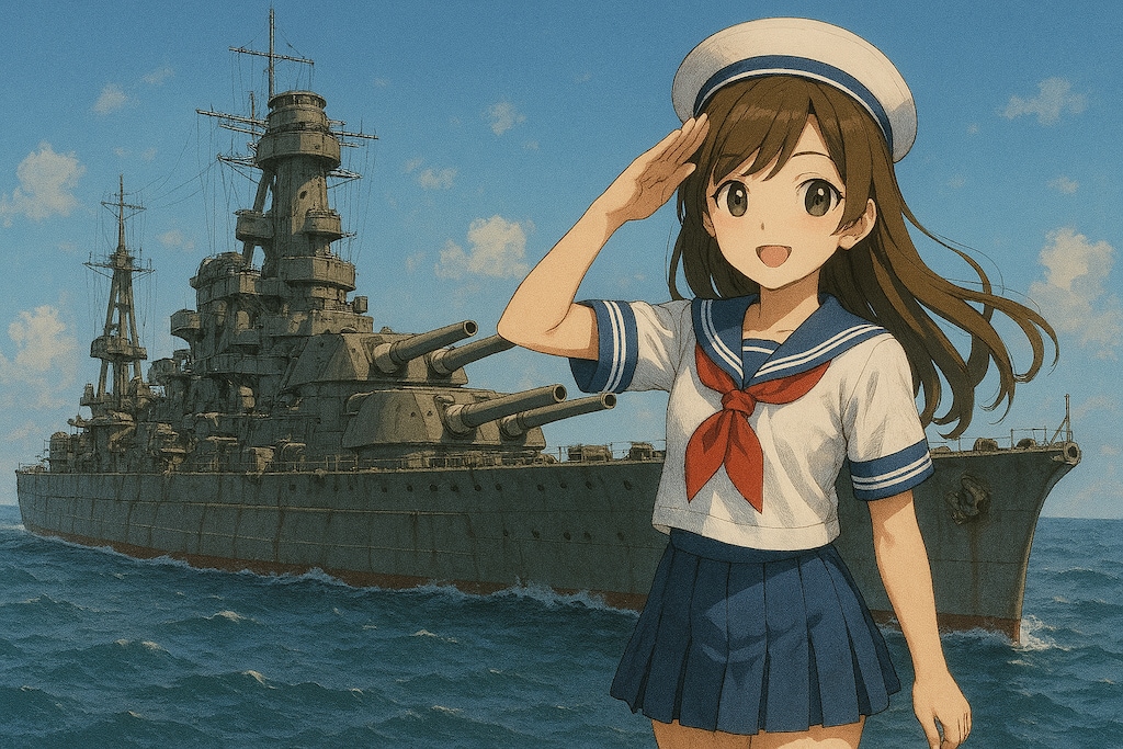 金剛型戦艦と、水兵お姉やん🫡