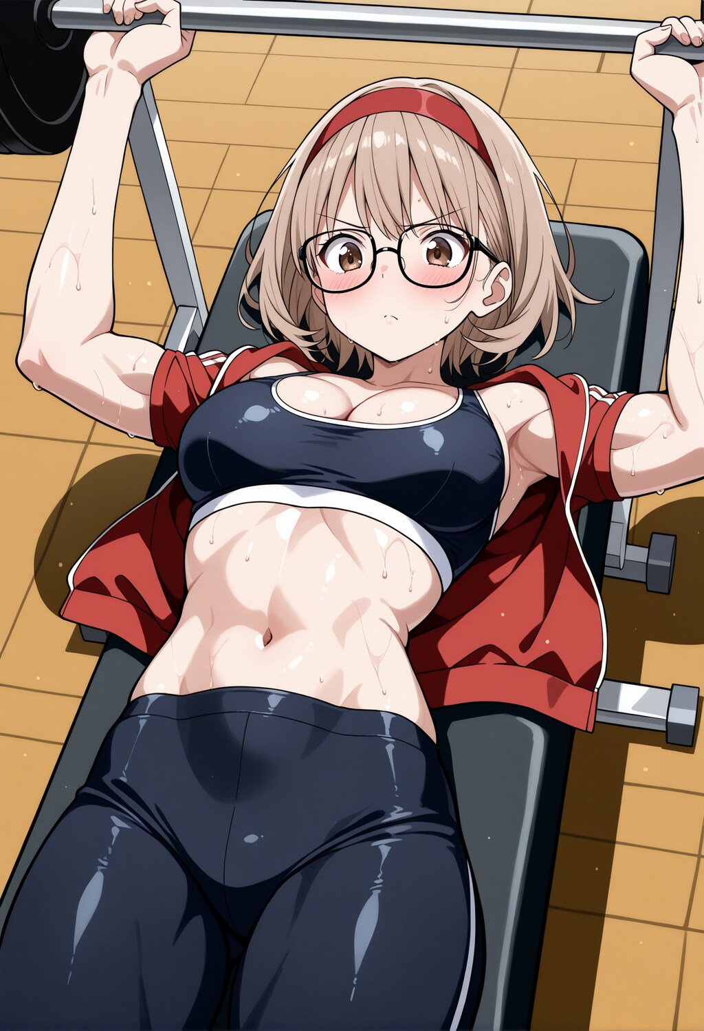 【今日の腹筋】今日は胸周りをやりますー