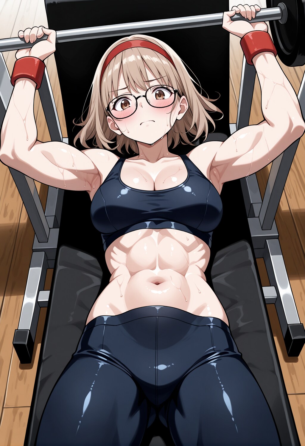 【今日の腹筋】今日は胸周りをやりますー