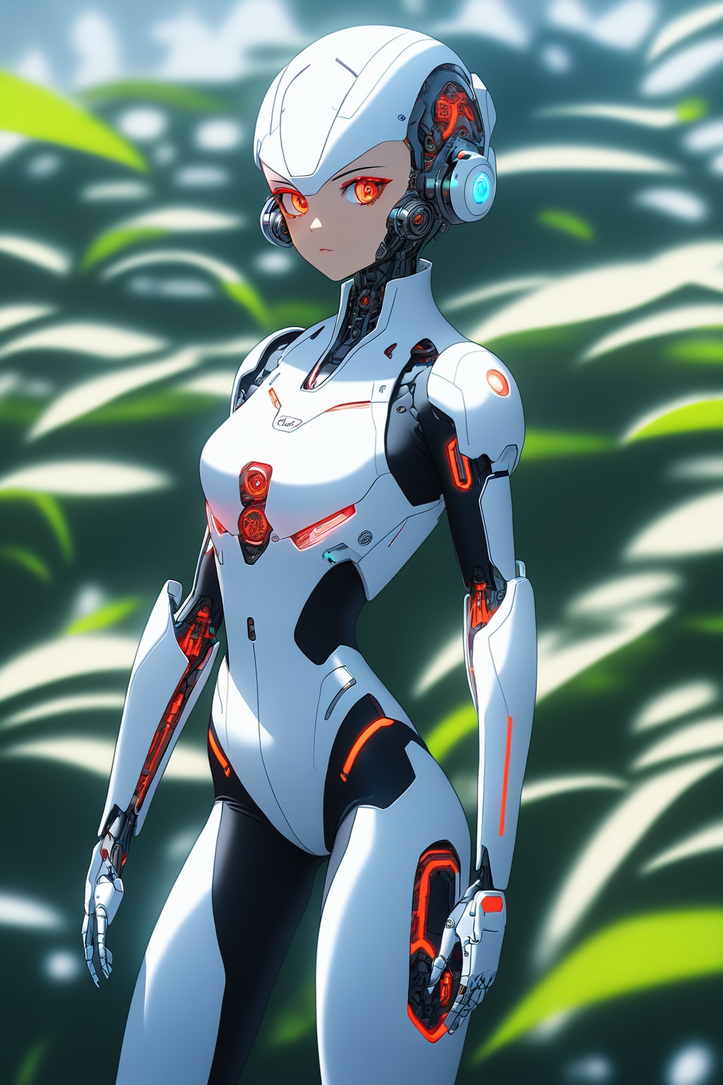ピッチリしたボディスーツのサイボーグ淑女。《VEGA》
