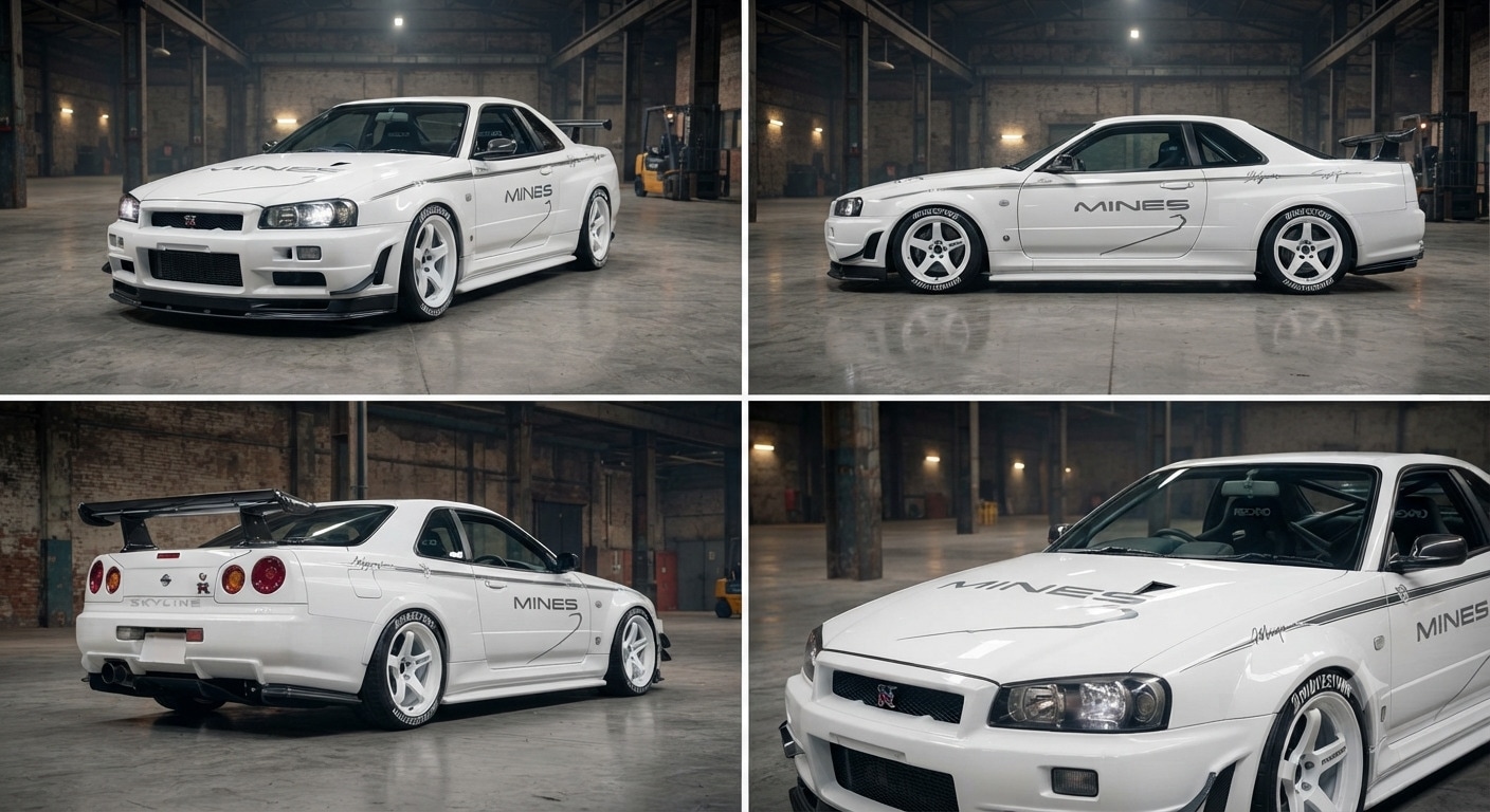 マインズR34GT-R | の人気AIイラスト・グラビア