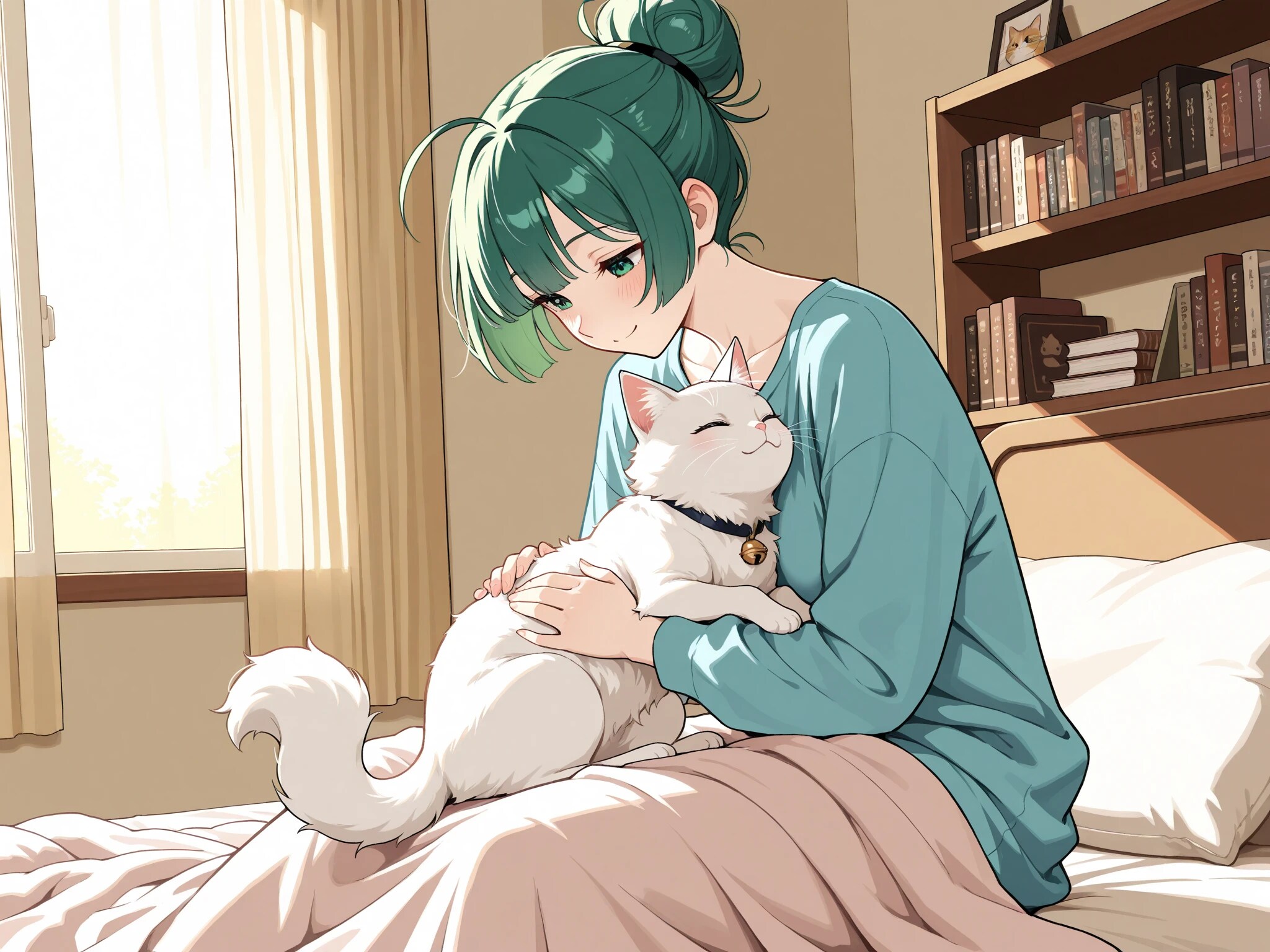 おはよう、クロちゃん | の人気AIイラスト・グラビア