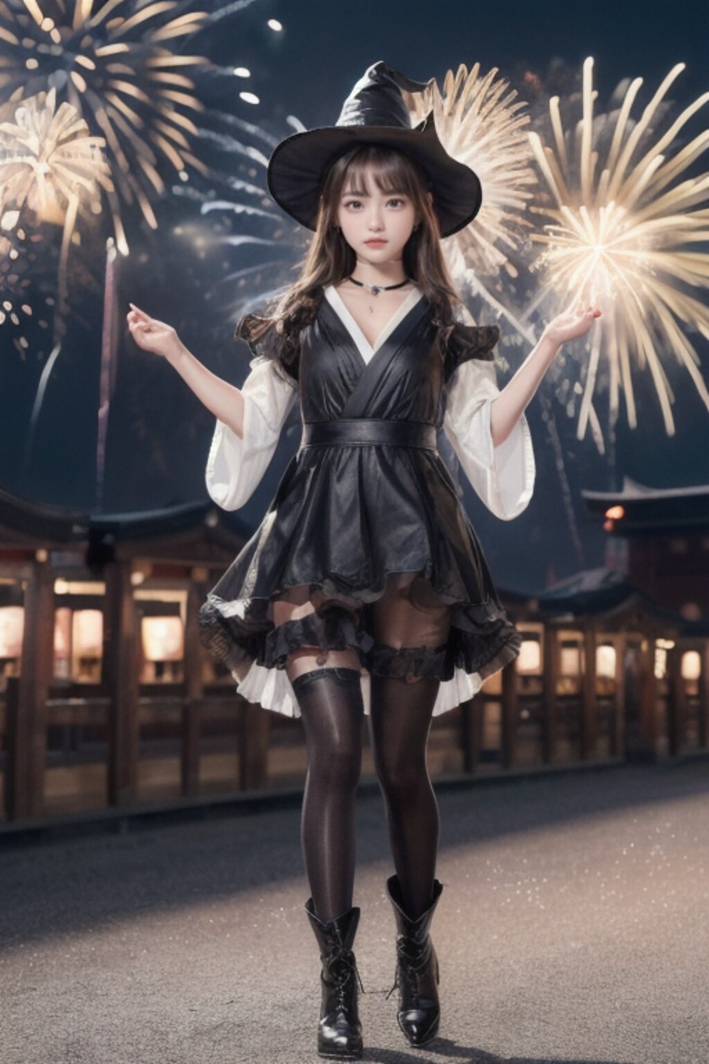 おぱ魔術師の花火