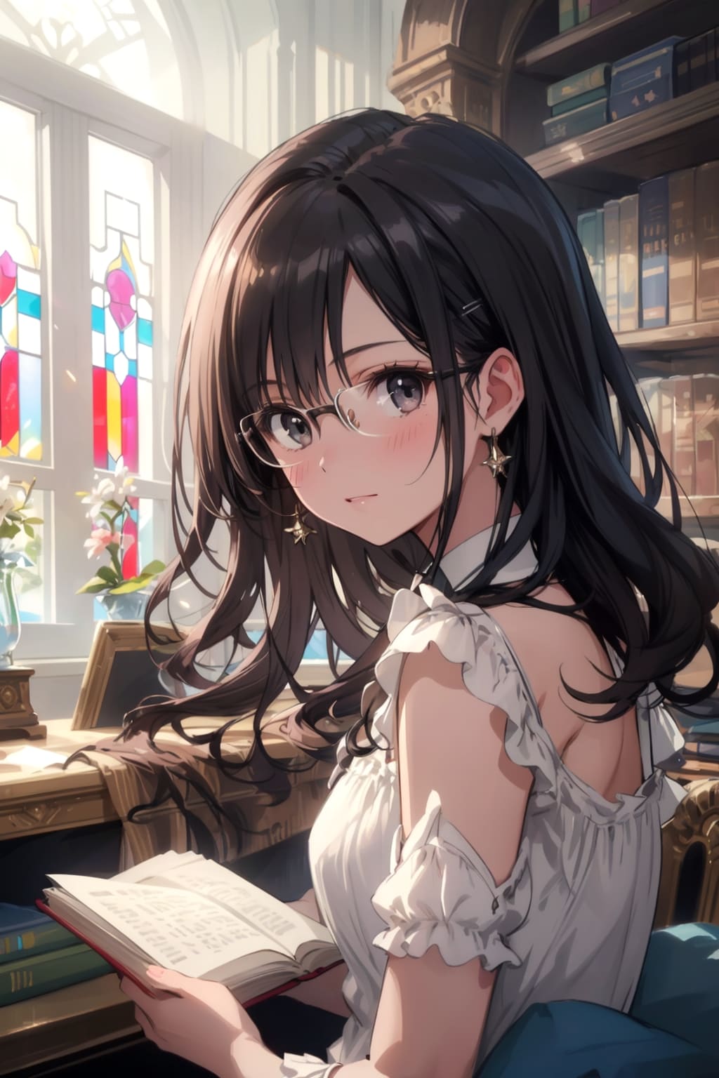 君も意外と本好きなのね