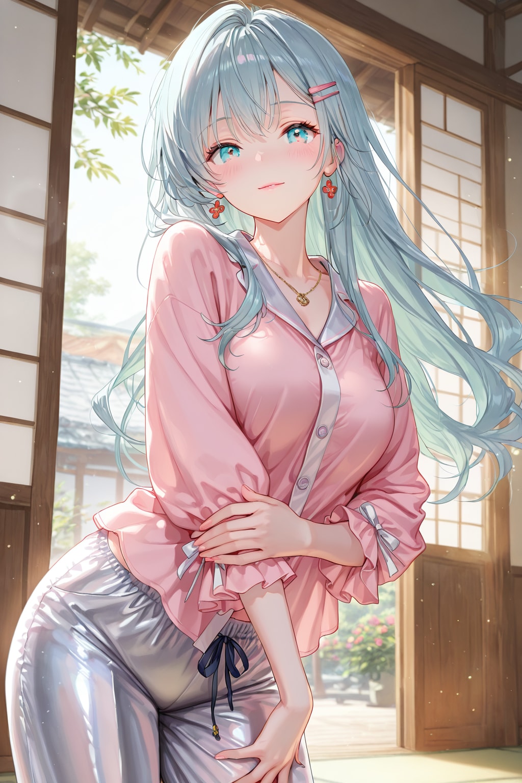 ナチュラルメイクと髪色をイメージチェンジした葵ちゃん❤️