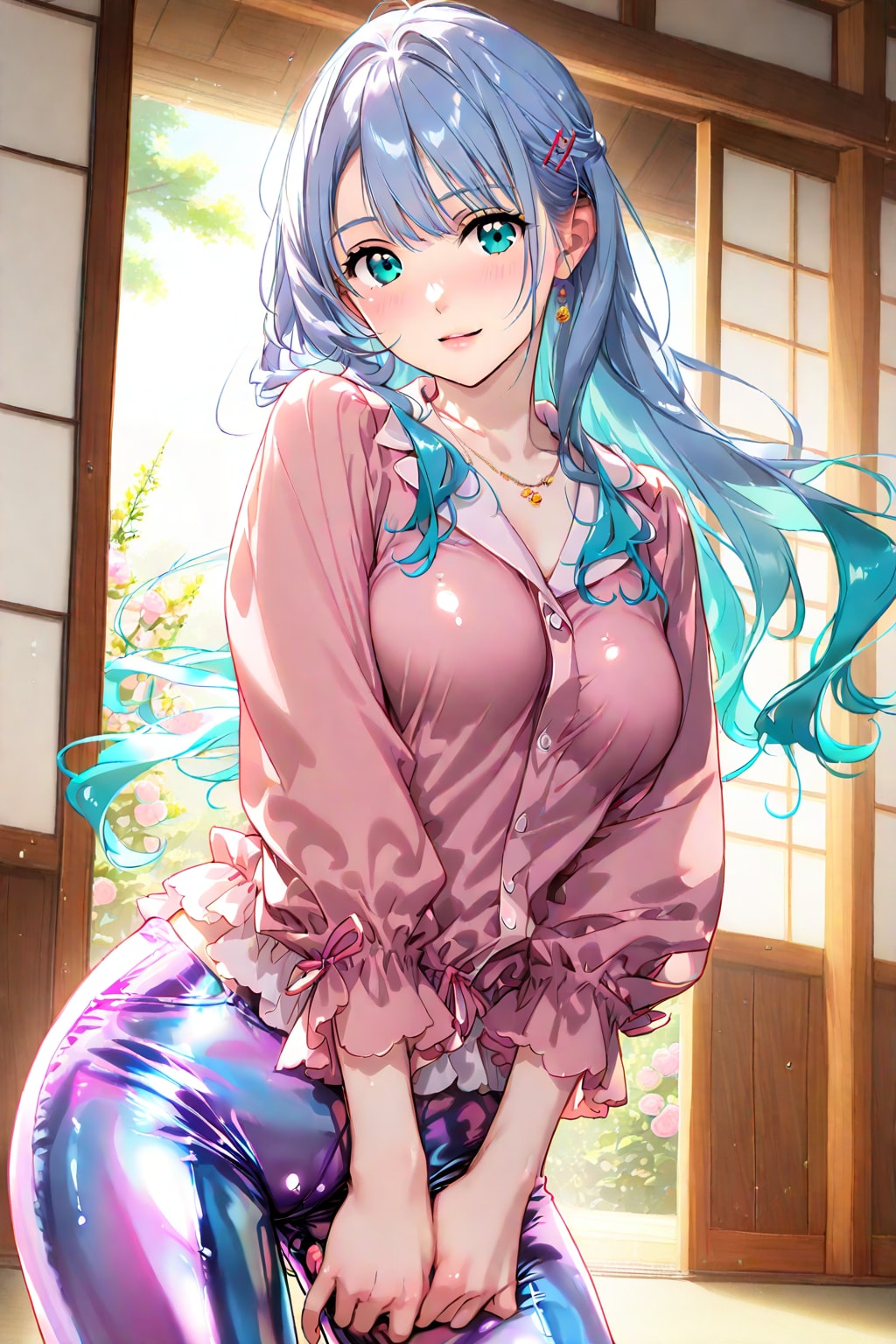 ナチュラルメイクと髪色をイメージチェンジした葵ちゃん❤️