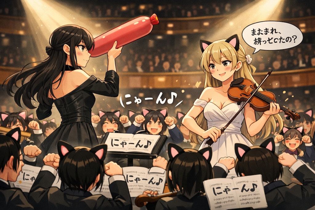 指揮者とコンサートマスターの秘密の視線（オーケストラの日　03）