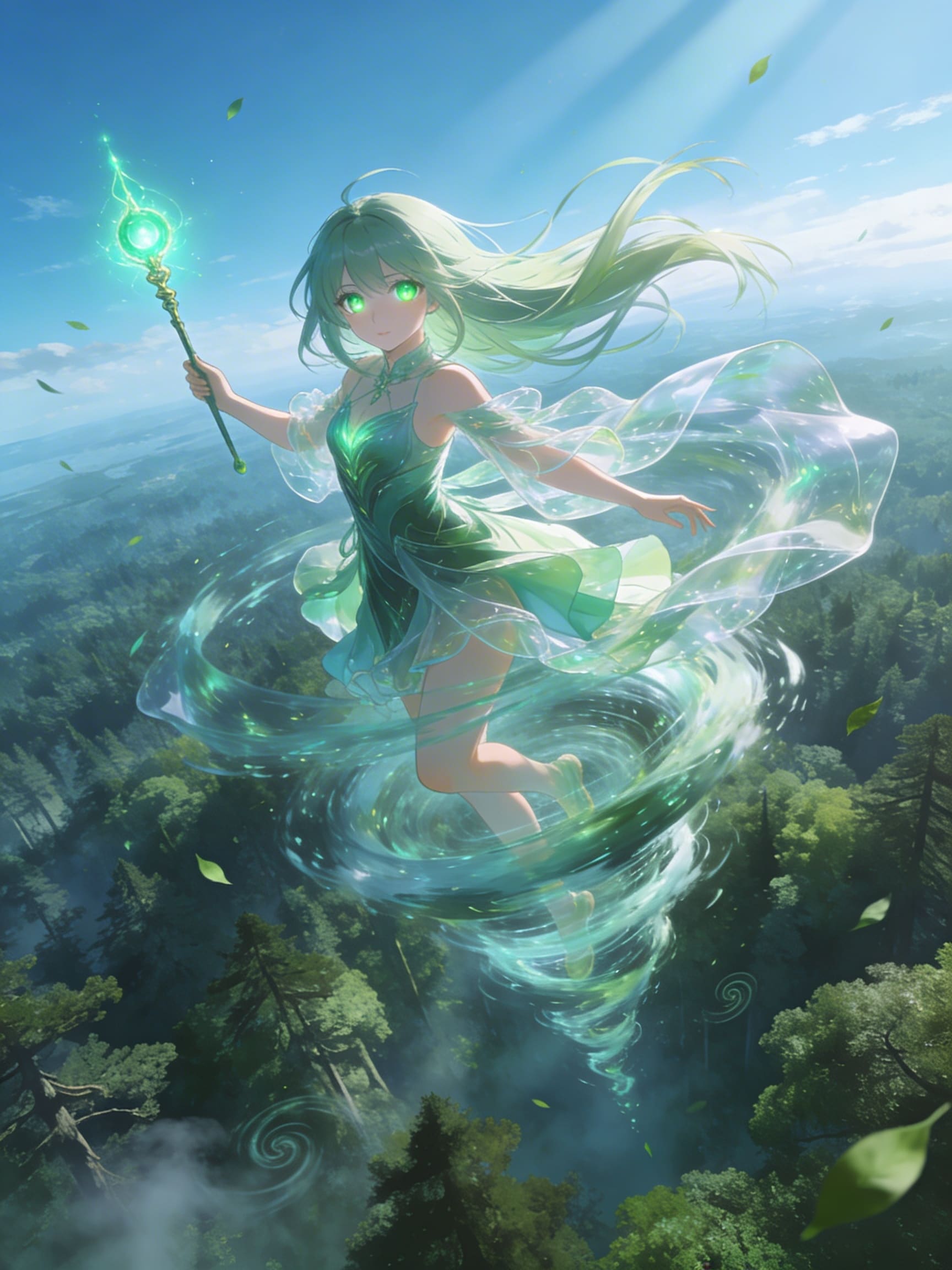 風の精霊 シルフィード | の人気AIイラスト・グラビア