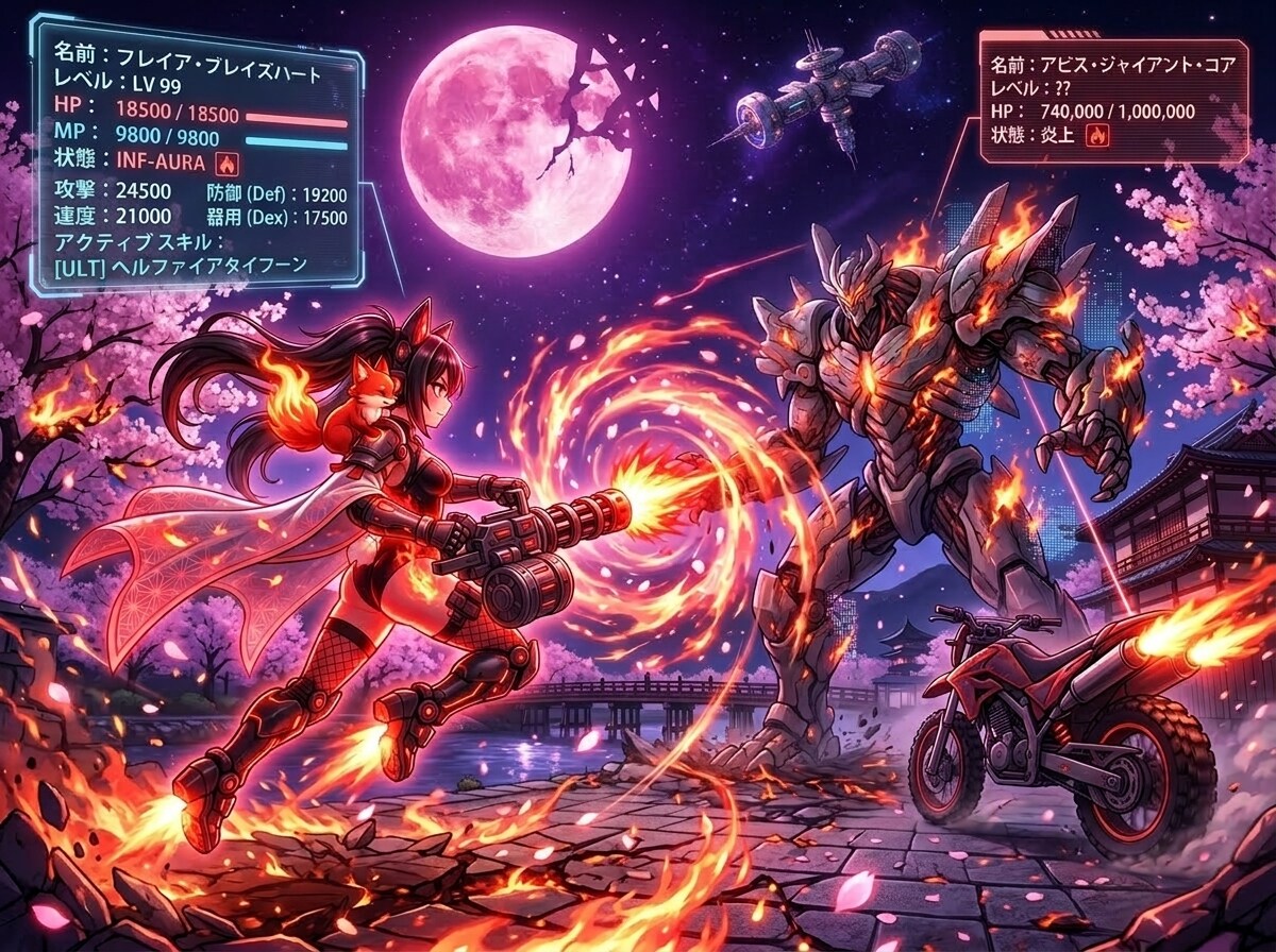 フレアVSアビスジャイアント