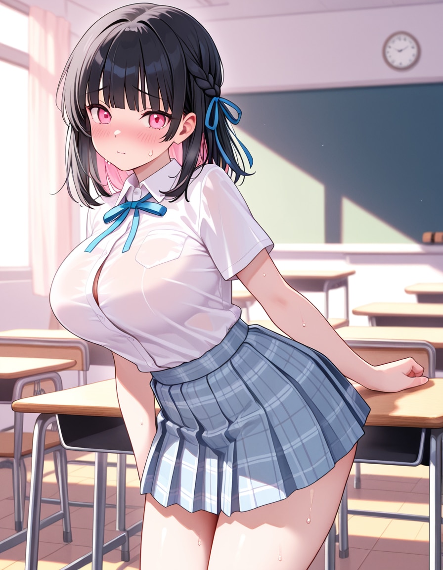 恥ずかしがる女子 | の人気AIイラスト・グラビア