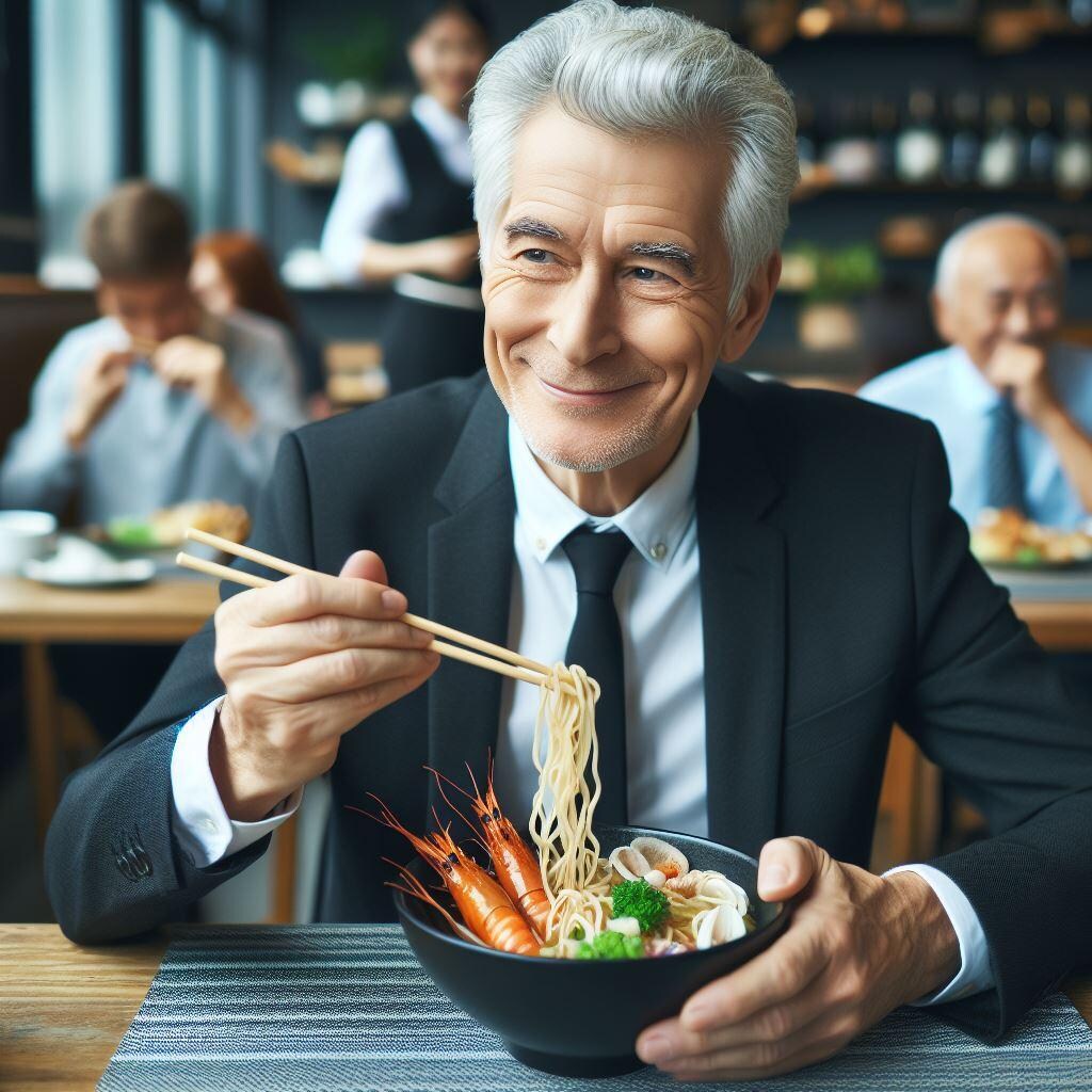 紳士seafood noodle(Dalle版)