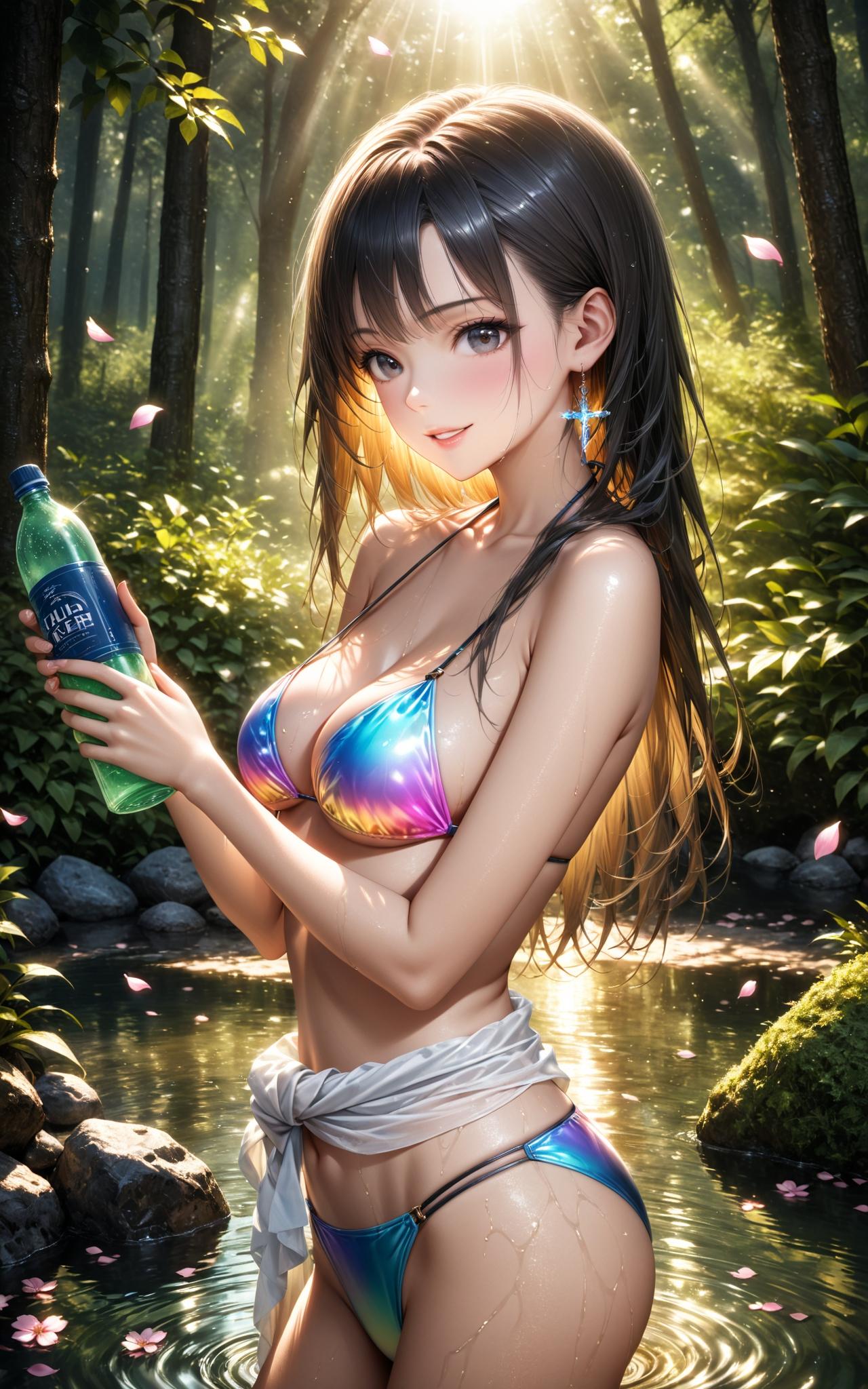 彼女が新商品のCMに出てみた
