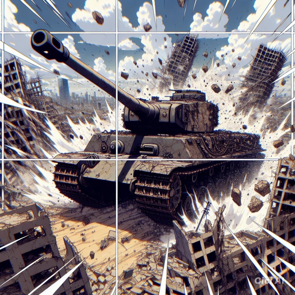 GC戦 狙われるアミガルズ戦車