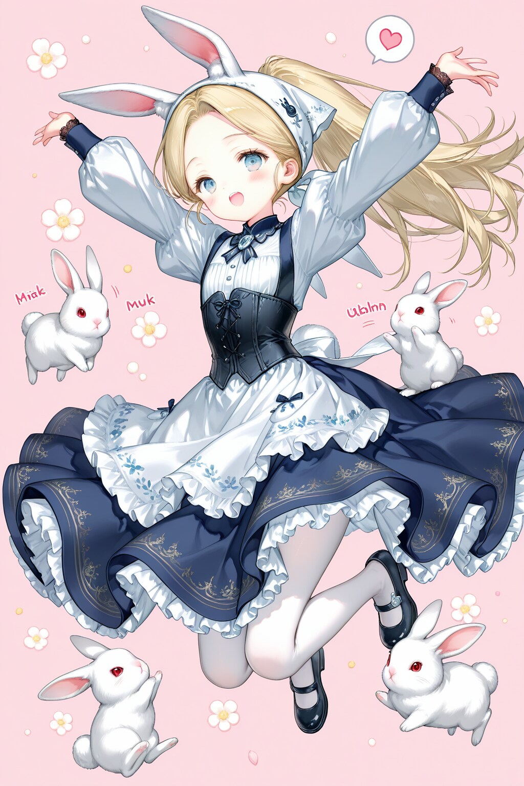 Kaninen hoppede！🐰