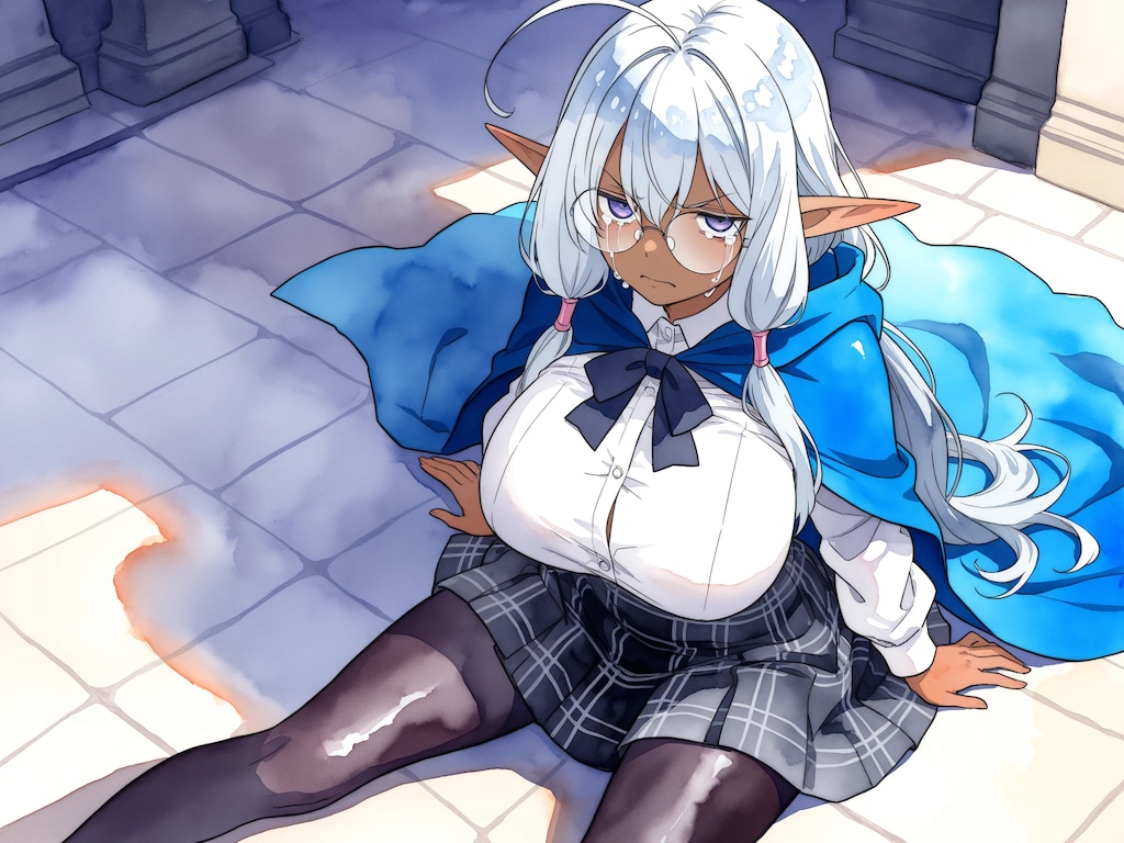 ドジっ子ダークエルフちゃん