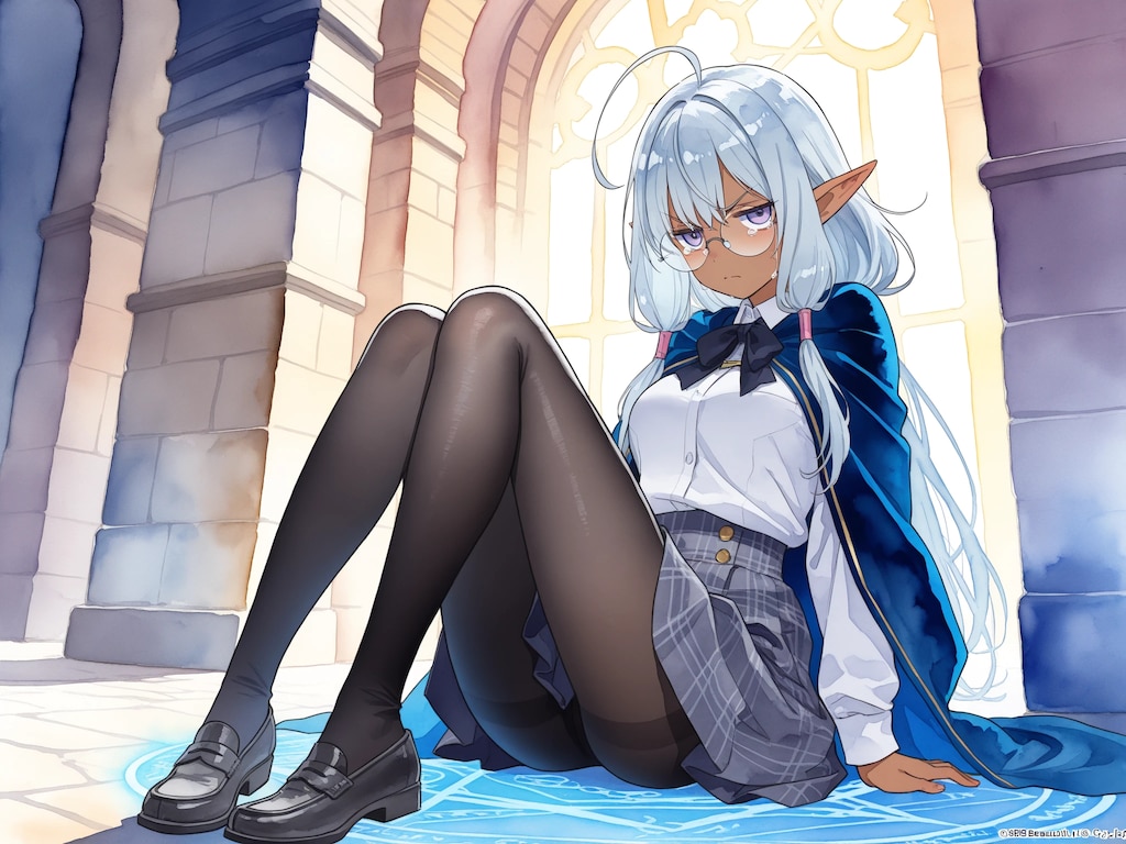 ドジっ子ダークエルフちゃん