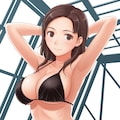 キミキス川田先生の黒ビキニで誘惑👙🏊‍♀️👩‍🏫🎮😍❤️ 4枚目
