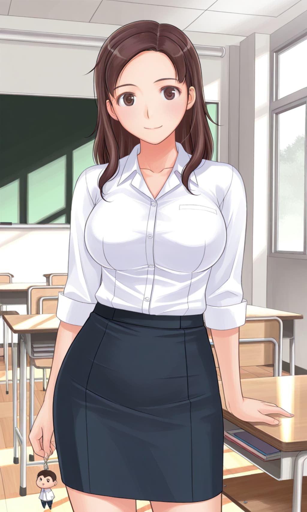 キミキス川田先生の黒ビキニで誘惑👙🏊‍♀️👩‍🏫🎮😍❤️