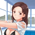 キミキス川田先生の黒ビキニで誘惑👙🏊‍♀️👩‍🏫🎮😍❤️ 7枚目
