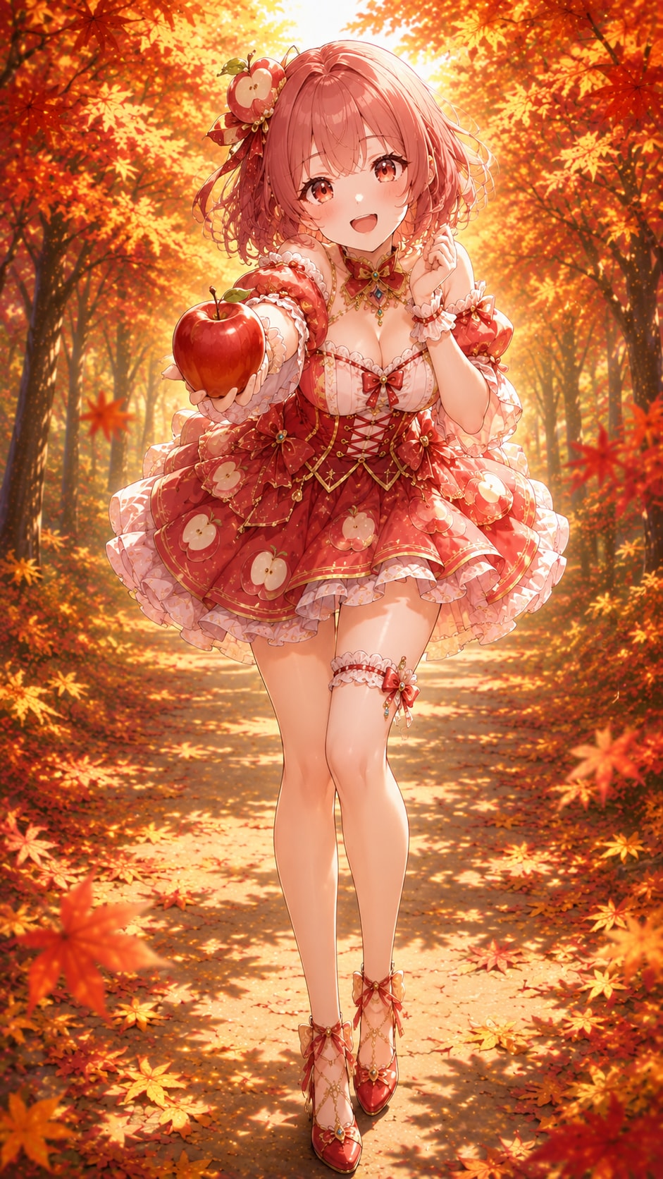 四天王、紅玉嬢『もちろん一緒に食べてくれるよね？』 | の人気AIイラスト・グラビア
