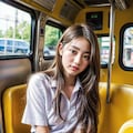 バスの中で露出 2枚目