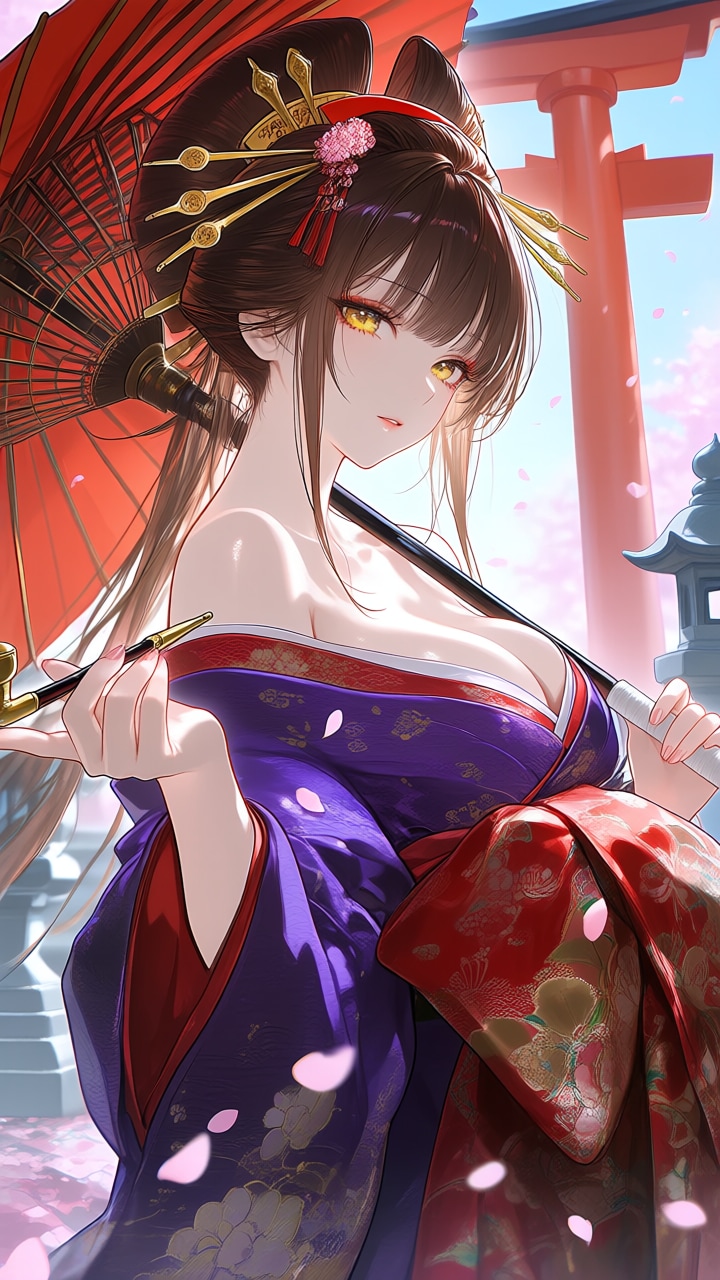 煙管女子 | の人気AIイラスト・グラビア