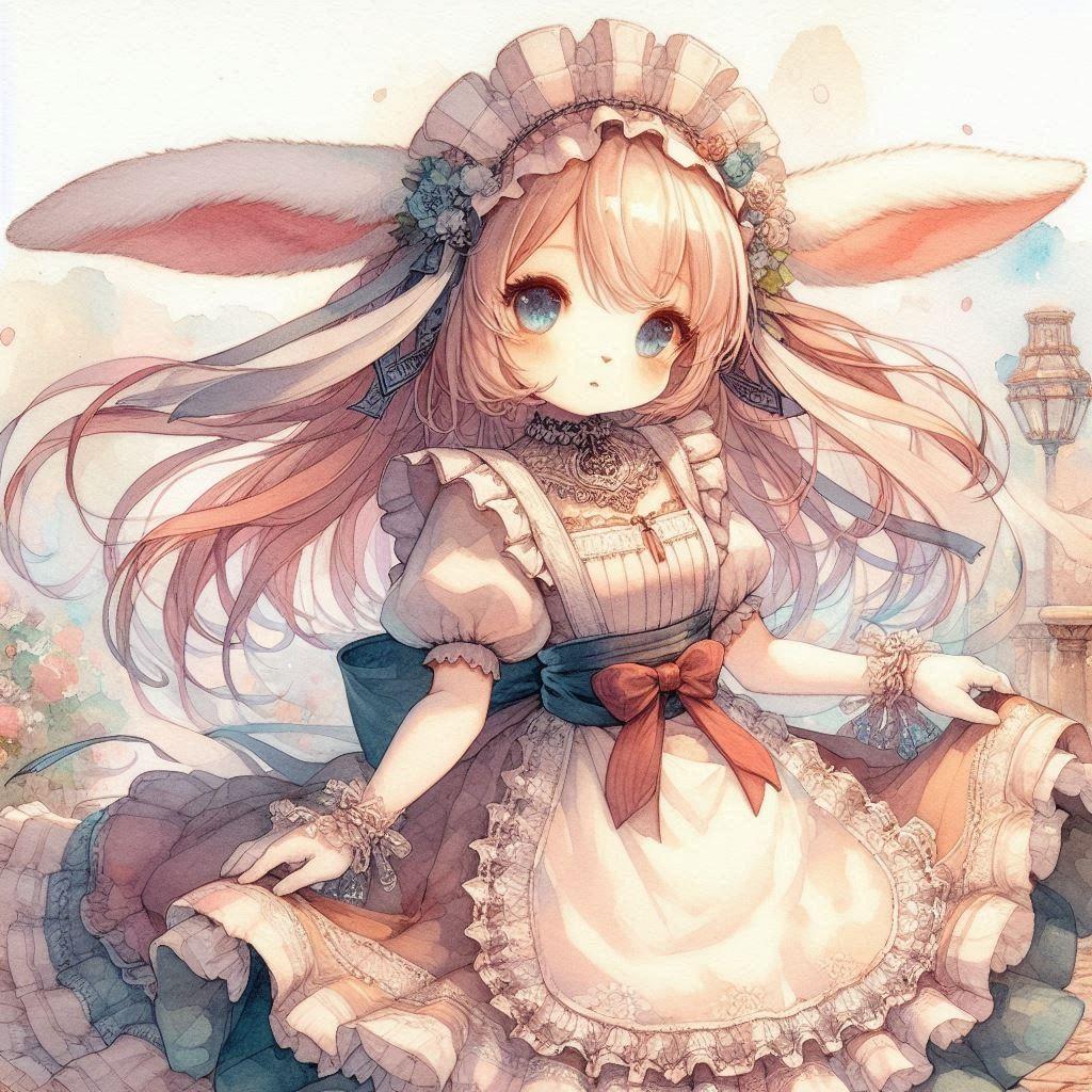 うさ耳メイドはいかがでしょう？ | の人気AIイラスト・グラビア