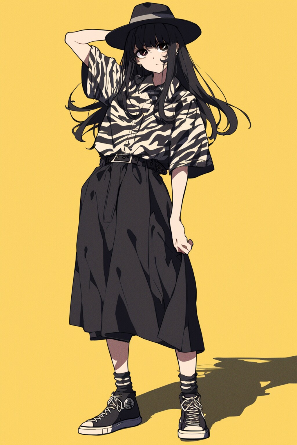 ゼブラ柄シャツ