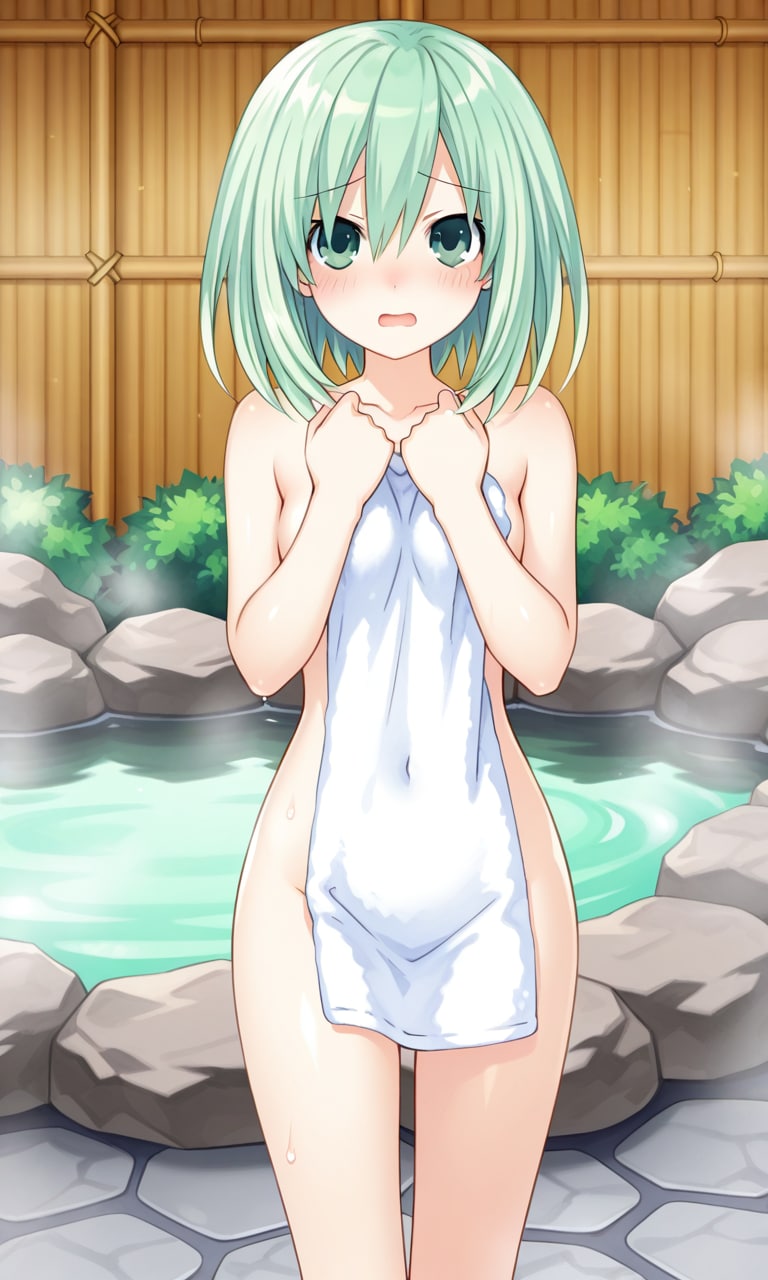 露天風呂の日ルミルちゃん
