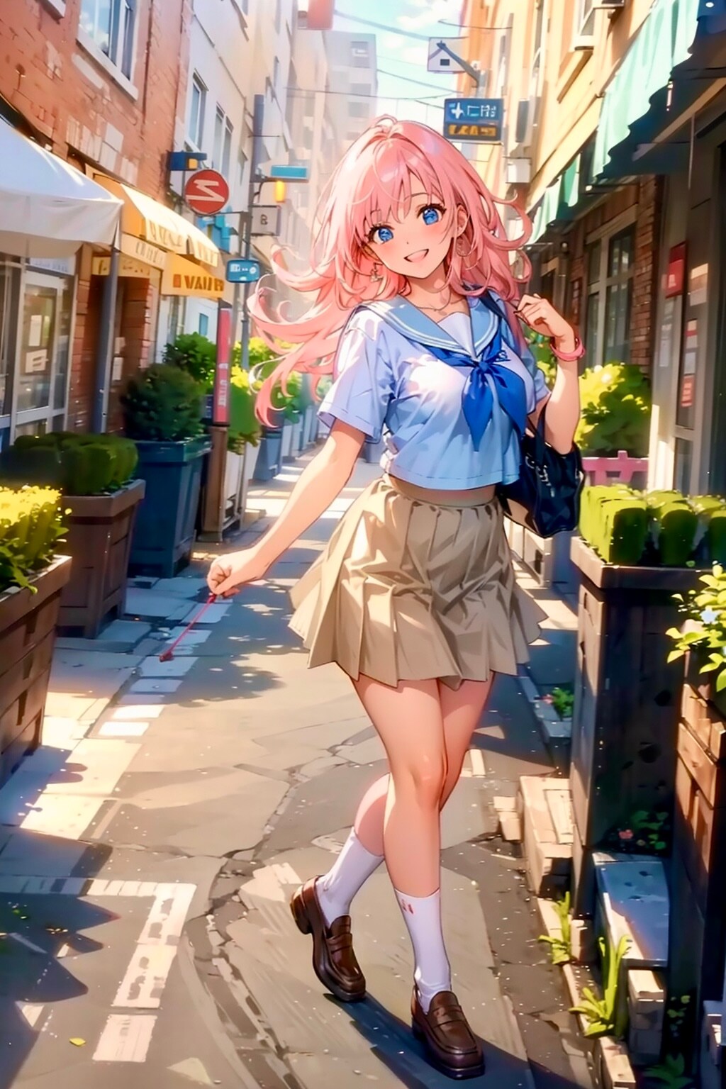 街中撮影風