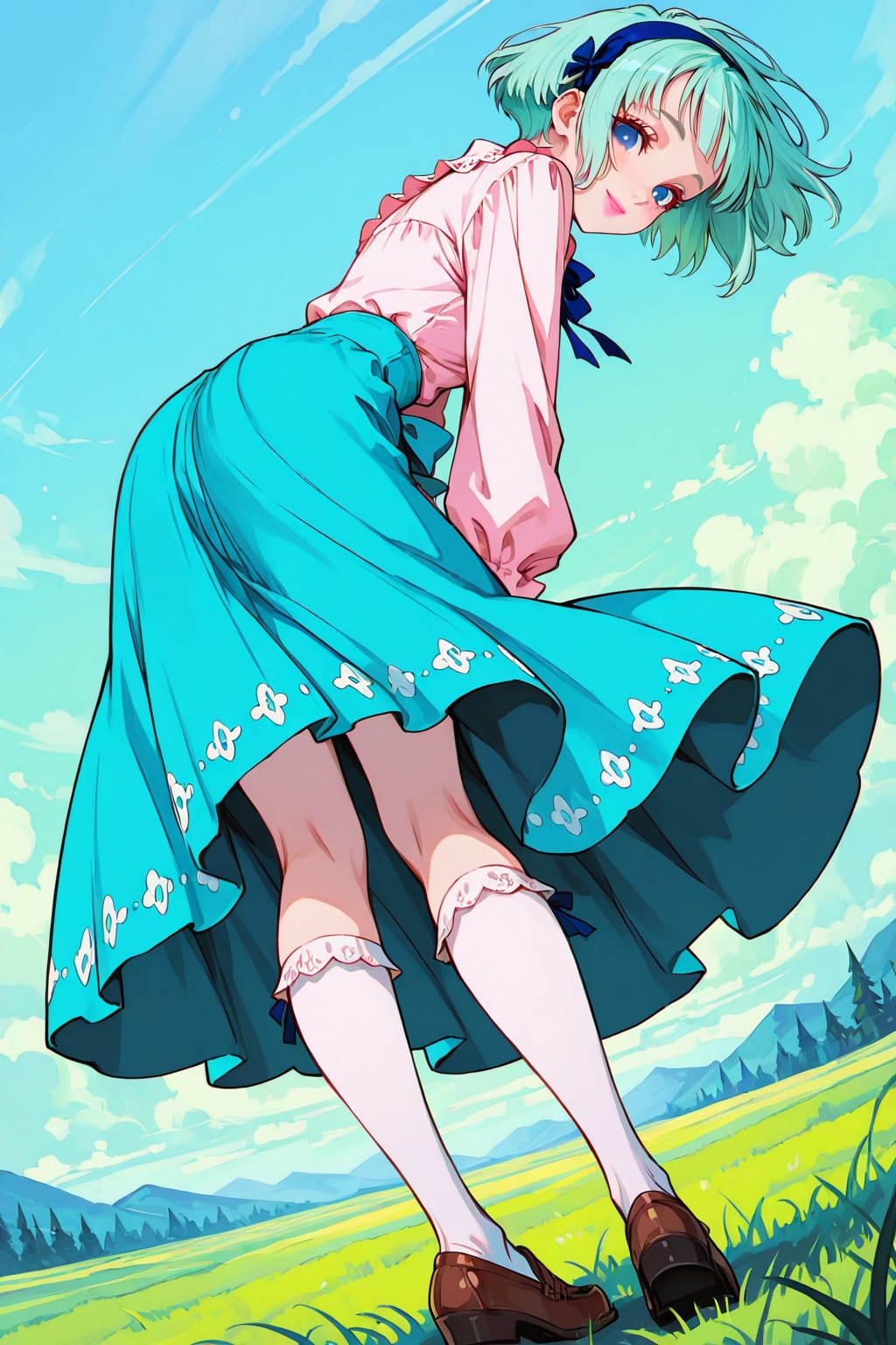 青髪の女の子　その２