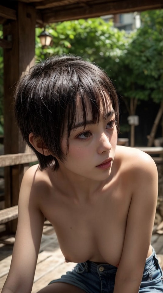 short hair babe (R-18)