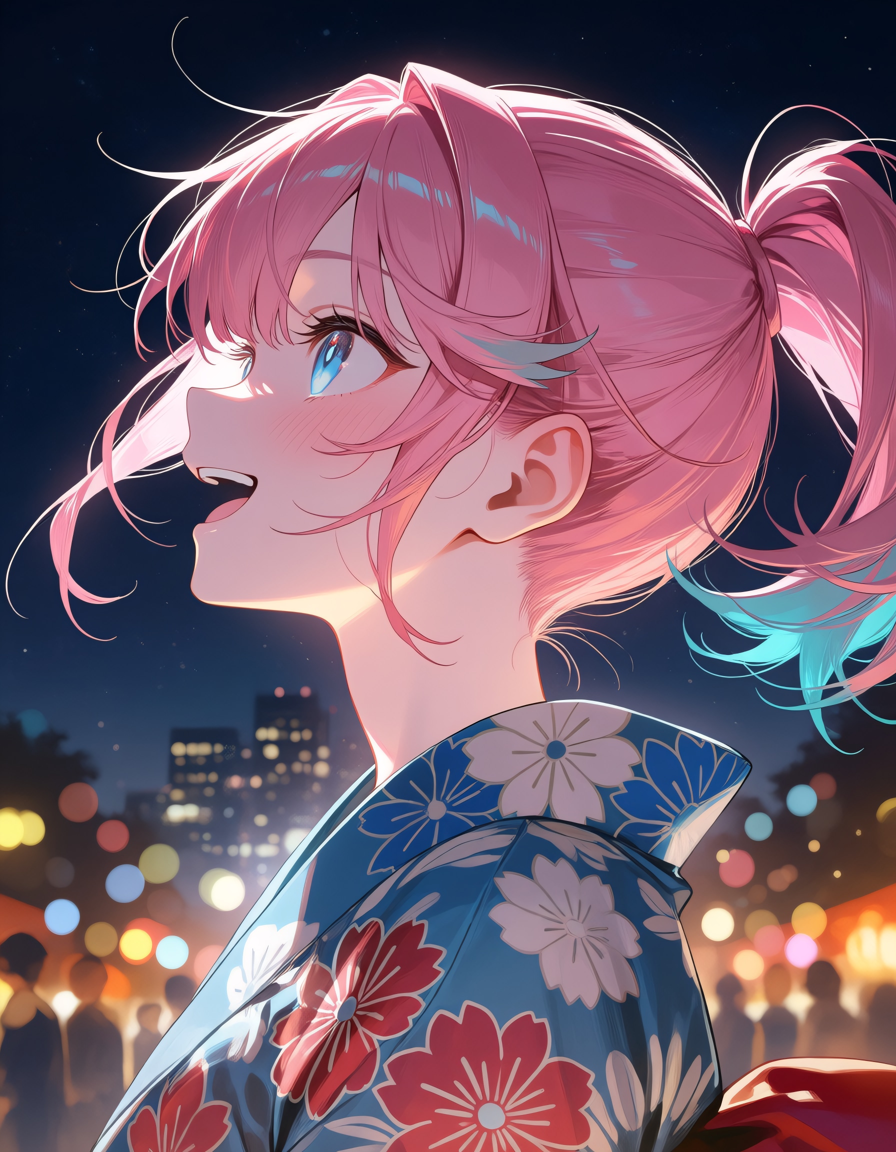夏に見入る