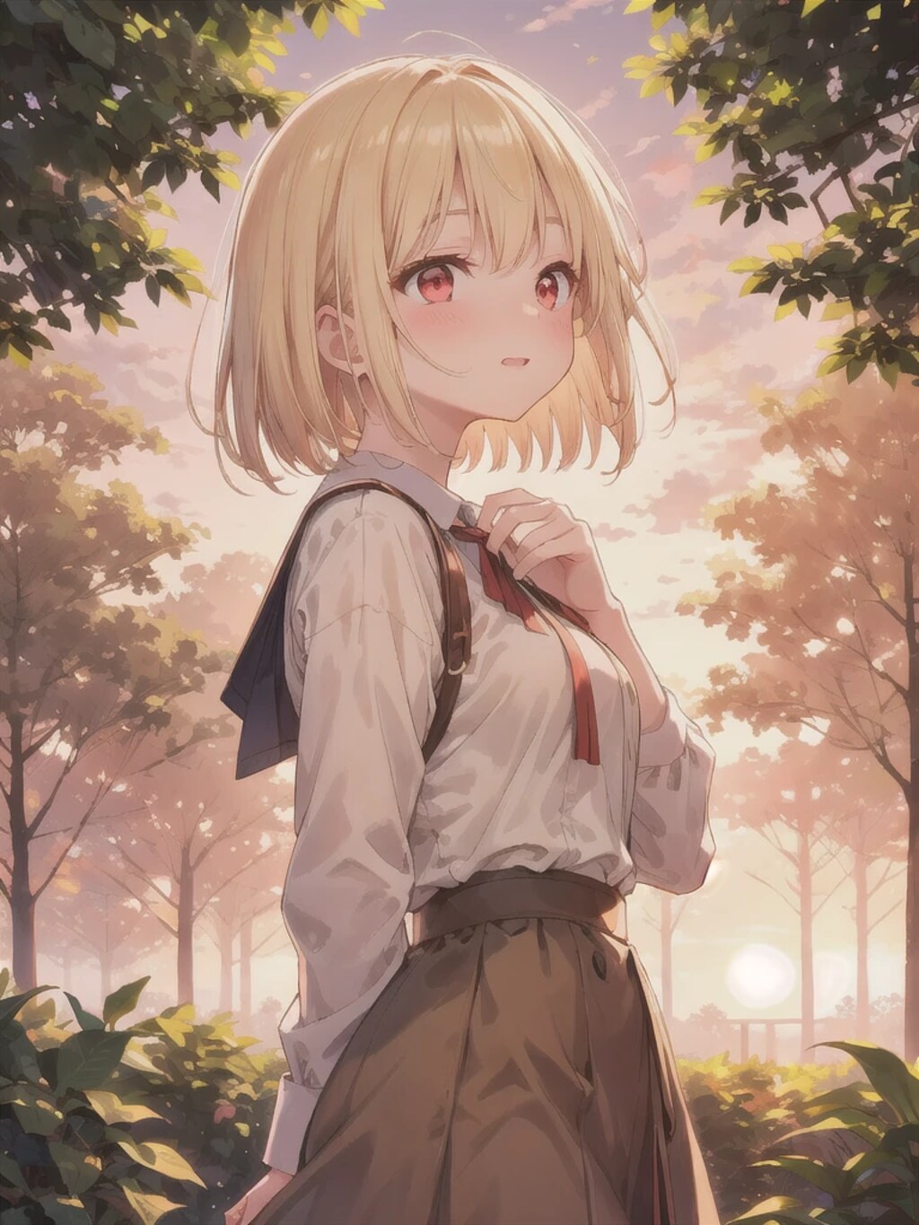 金髪ボブでセーラー服の少女１２