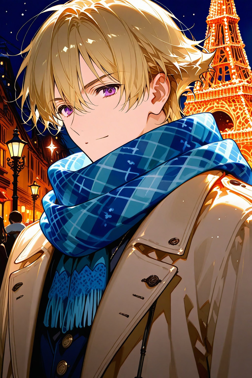 パリ　カルチェラタンの夜