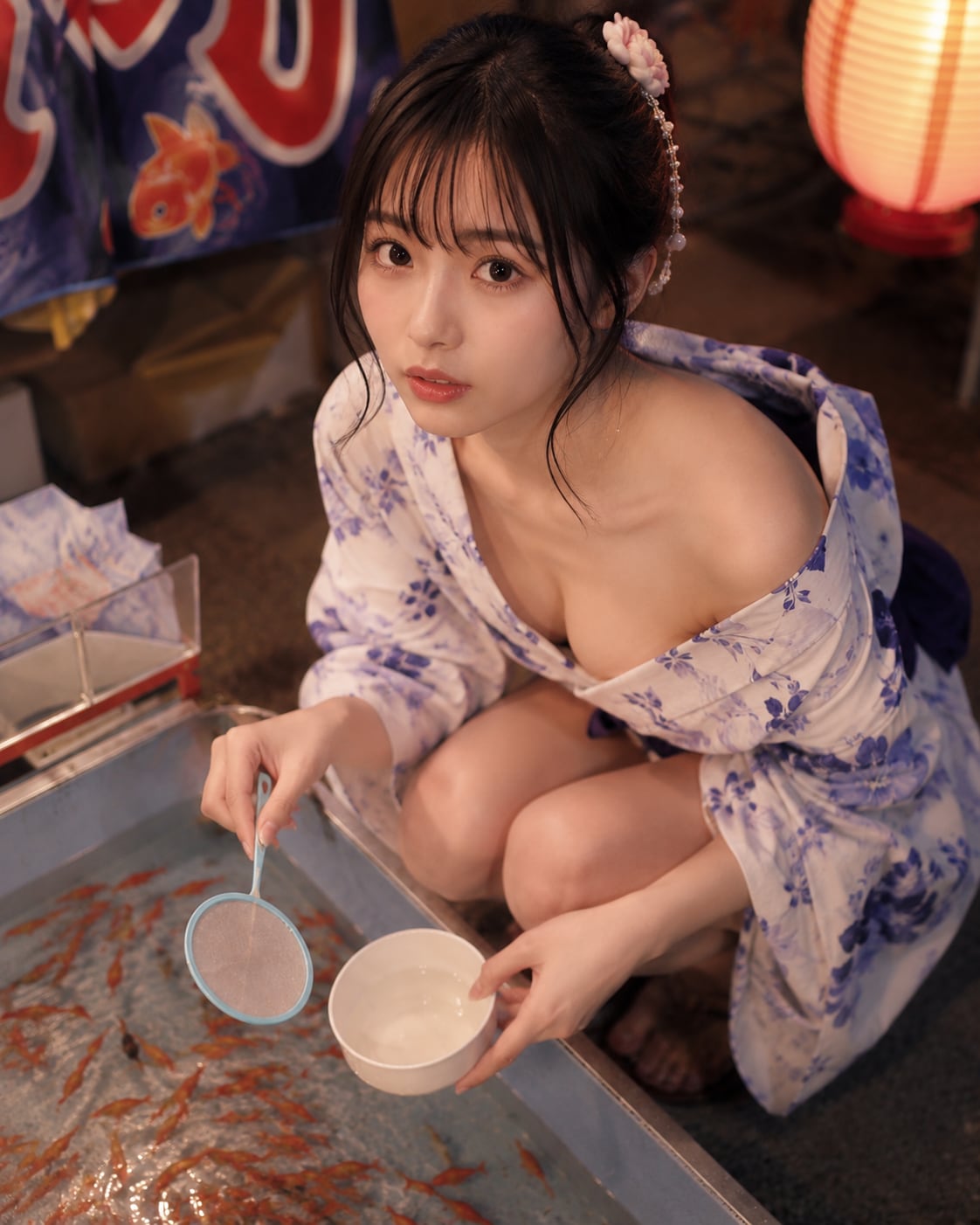 金魚すくい