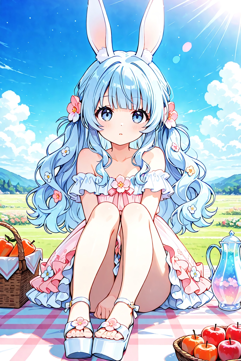 林檎と長い耳 | の人気AIイラスト・グラビア