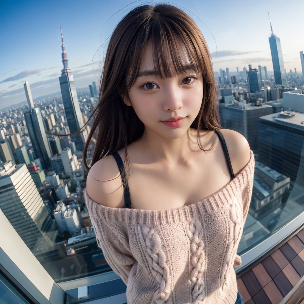 魚眼レンズ顔アップ 3/11