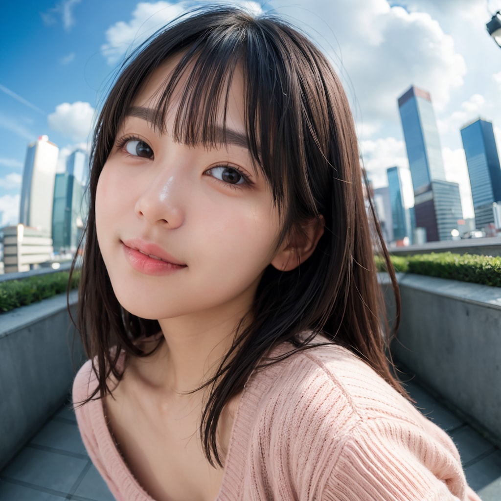 魚眼レンズ顔アップ 3/11