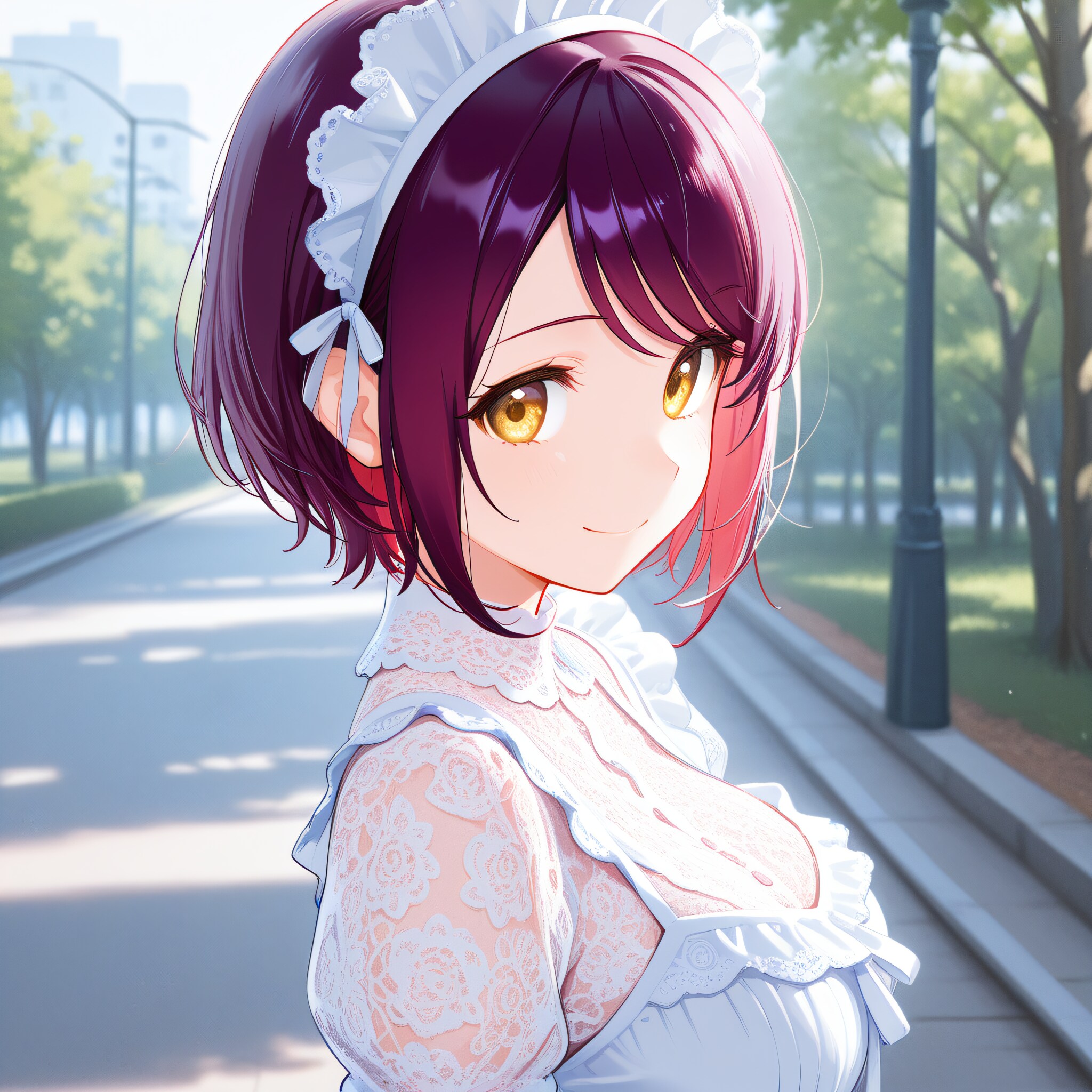 こんにちは（挨拶メイドの芽衣ちゃん）